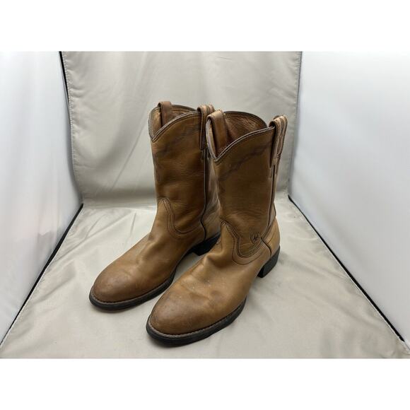 Ariat Shoes - Ariat Boots Womens 7.5B Heritage Roper Western Pull On Leather Round Toe Cowboy